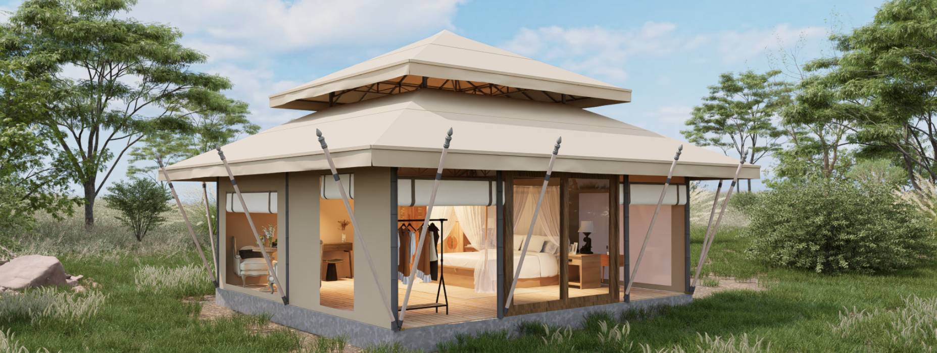 隆安县户外野奢帐篷